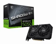 Tarjeta De Video Msi Geforce Rtx 5050 8g Shadow 2x Oc, 8gb, 128 Bit, Gddr6, Pci Express 5.0